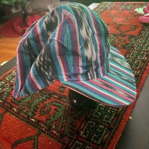 Cute multicolored reversal baseball cap